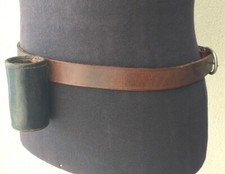 Cinturone in cuoio marrone Regio Esercito 2gm  da portabandiera originale