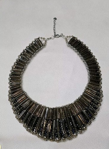 Graduated Crystal Bead Nakamol Design Statement Necklace. Row2323 - Picture 13 of 16