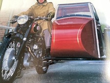 PANTHER 120 COMBINATION SIDECAR OUTFIT MOTORCYCLE ARTICLE.