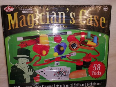 Tobar Magicians Case 58 Trick Set The Apprentice Magician Magic Neu und Sealed
