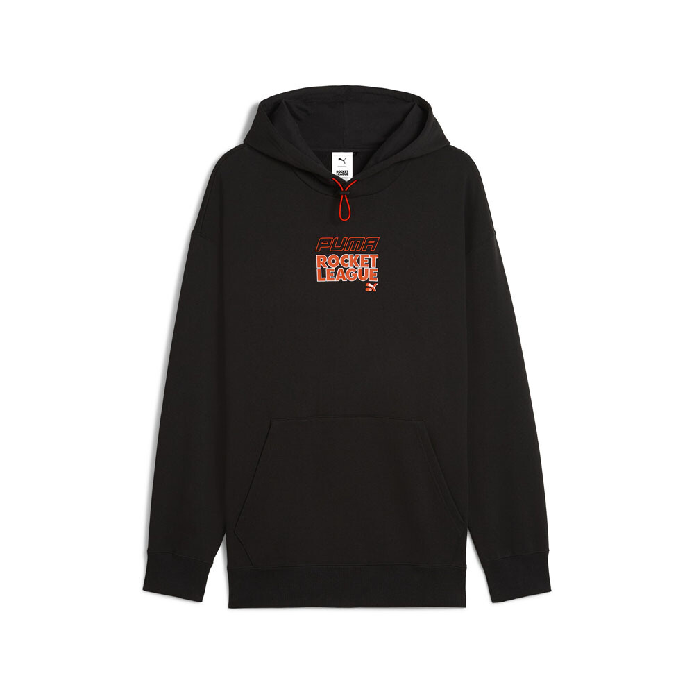 Мужская черная повседневная верхняя одежда с капюшоном Puma X Rocket League Graphic Hoodie 62743501