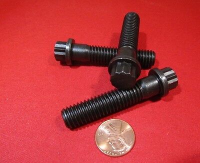 Steel 5//16/"-24 x 2.0/" Length 12 Point Flanged PT 25 Pcs Ferry Bolt