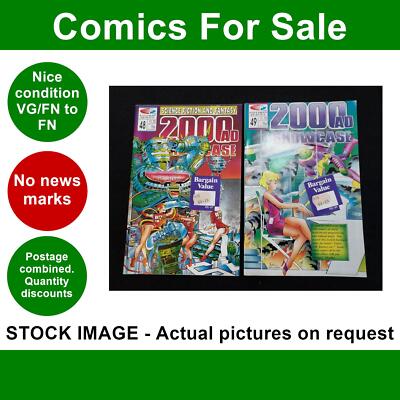 QC 2000AD Showcase #48 und #49 Comic - Quality Communications (LOT#11180)