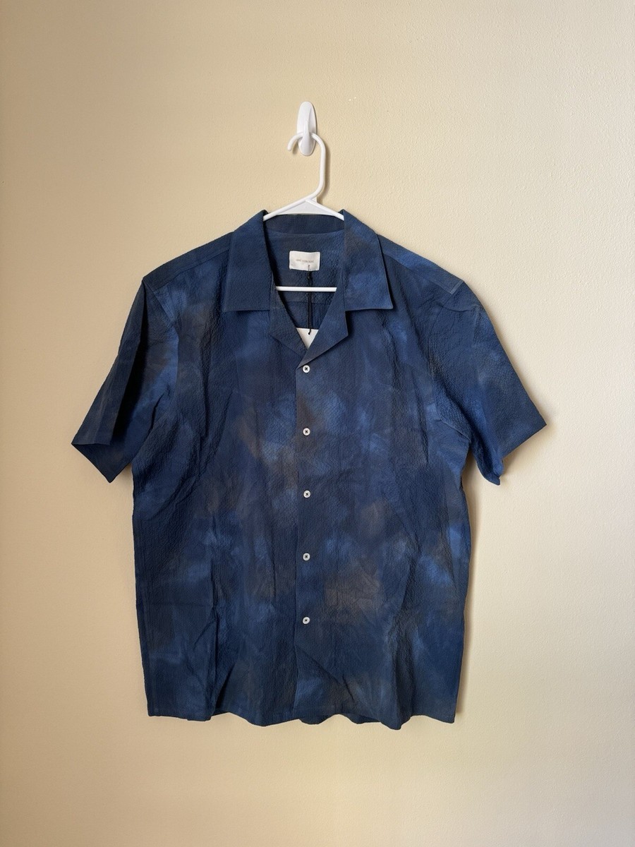 Aime Leon Dore New Tie Dye Leisure Button Up Shirt Blue XL | eBay