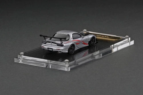 Automodell 1/64 FEED MAZDA RX-7 (FD3S) silber IG2801 Diecast - Bild 3 von 4