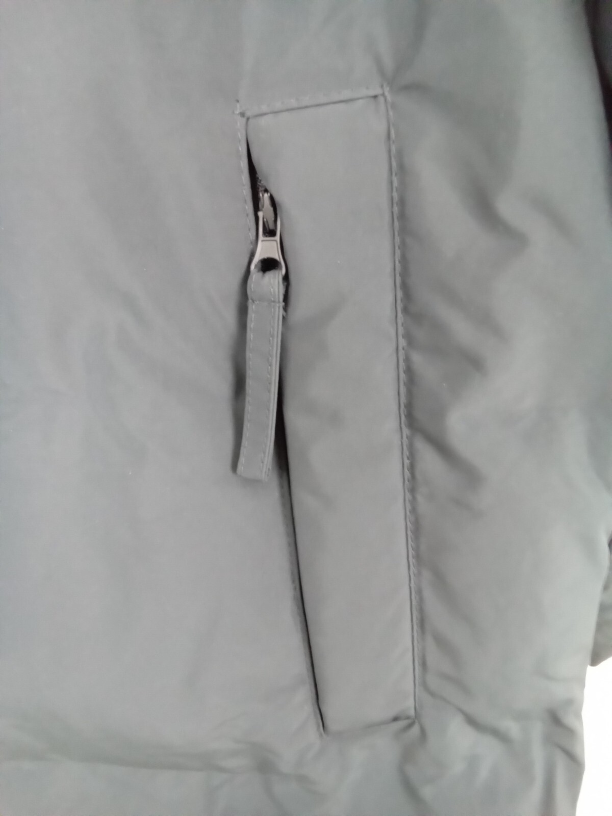 Seasalt Quilted Waterproof Long Coat Size 14 Navy Hooded Snap Closure