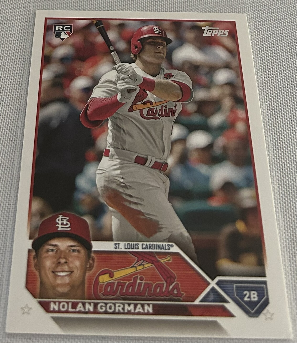 2023 Topps Baseball Series 1 Nolan Gorman St. Louis Cardinals Rookie #16