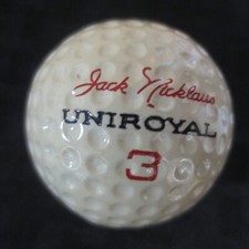 Vintage Golf Ball Jack Nicklaus Uniroyal