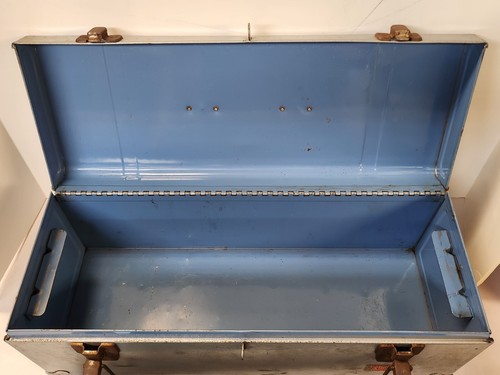 Caja de herramientas Union Super Steel 19" de colección con bandeja insertada gris azul - Imagen 12 de 17