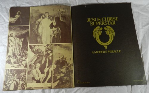 Programa de teatro vintage 1971 para Jesucristo Superstar - Andrew Lloyd Webber - Imagen 8 de 8
