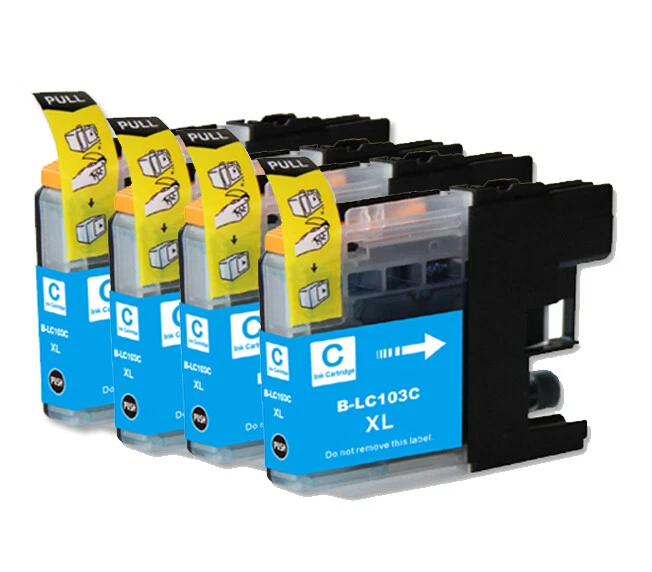 Replacement COLOR Ink fits Brother LC103 LC101 MFC-J470DW MFC-J475DW MFC-J870DW - Image 4 of 4