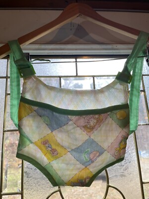 VINTAGE 1982 CABBAGE PATCH KIDS BABY DOLL CLOTH CARRIER BACKPACK HOLDER ...
