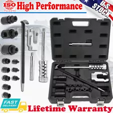 Auto Truck Diesel Injector Extractor Slide Hammer Puller Adapter Tool Kit 15pc
