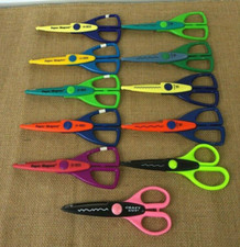 Lot of 11 - Scrapbook Scissors Provo Craft Paper Shaper Scissors Various Shapes