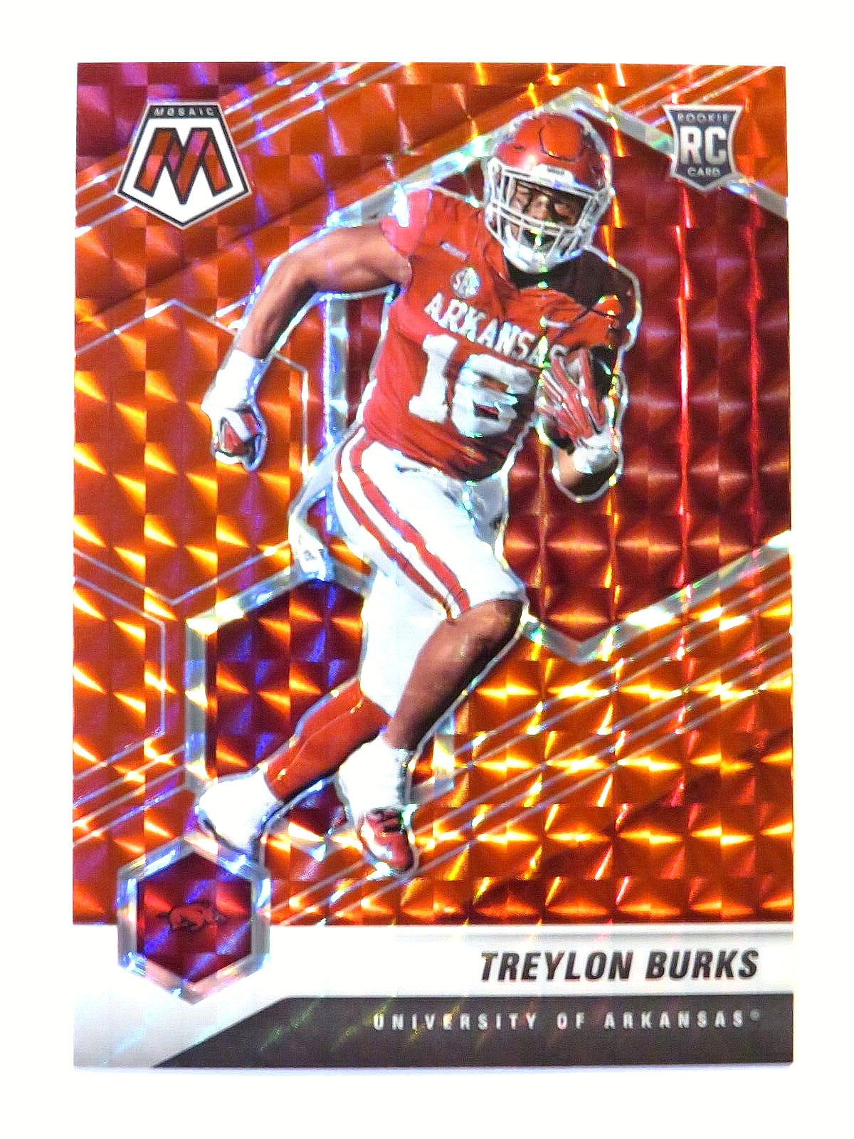 Treylon Burks Panini Mosaic Draft Picks #78 Red Mosaic