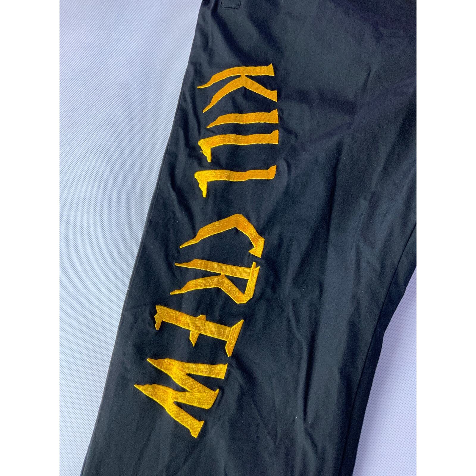 Kill Crew Nylon Tech Pants Size M Medium Black - image 6