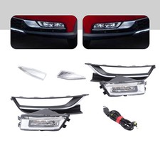 For 2012 2013 2014 2015 Volkswagen Passat Fog Lights Lamps W/ Bezels & Trims Set