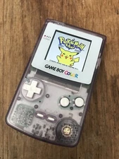 Nintendo Gameboy Colour Color Atomic Purple White Handheld Game Console Backlit