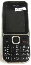 Nokia C2-01 / C2 - Gray and Silver ( Unlocked ) International Cellular Phone