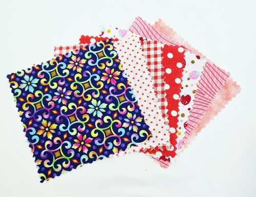 50 Mix Pack Cotton Squares 4'' Patchwork Quilting Fabric Bundle Scraps Lot - Picture 8 of 16