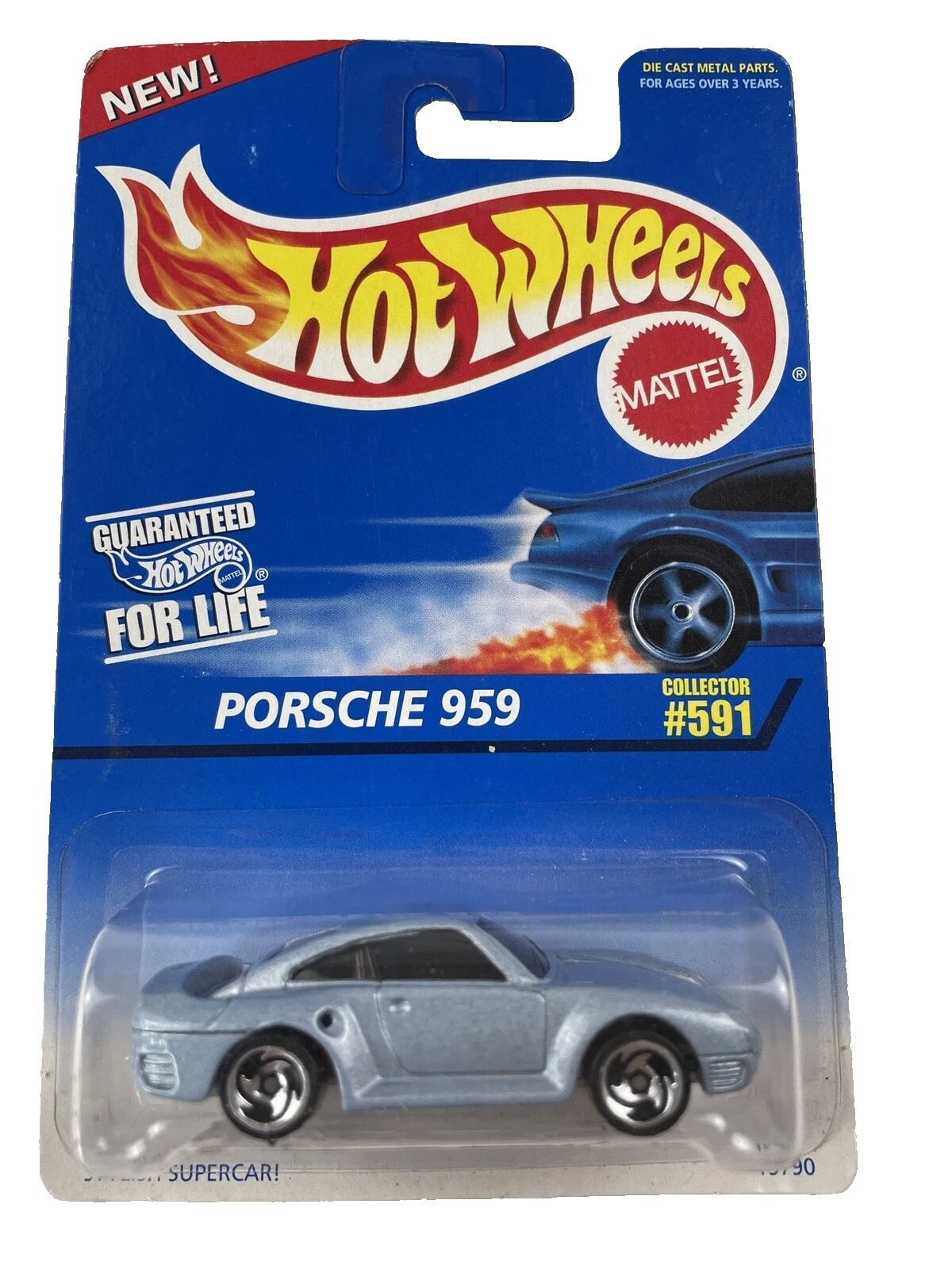 Hot Wheels Blue Card Porsche 1:64 escala Diecast coches, camiones y camionetas