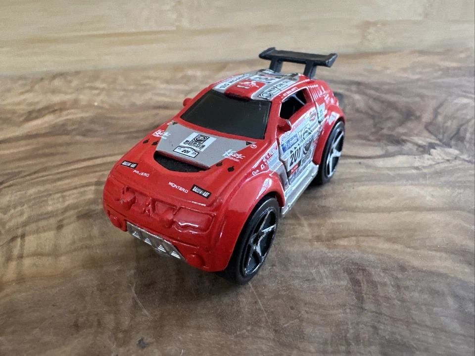 2003 Hot Wheels First Edition MITSUBISHI PAJERO Red 1:64 Diecast Car Toy - Image 2 of 4