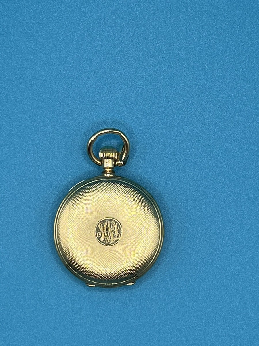 Tiffany & Co 18K Solid Gold Ladies Pocket Watch Working with