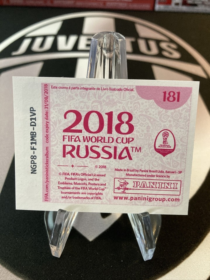 2018 Panini World Cup Stickers Kylian Mbappé Rookie #209 Gold Edition Psa 9 1 Graded Sticker