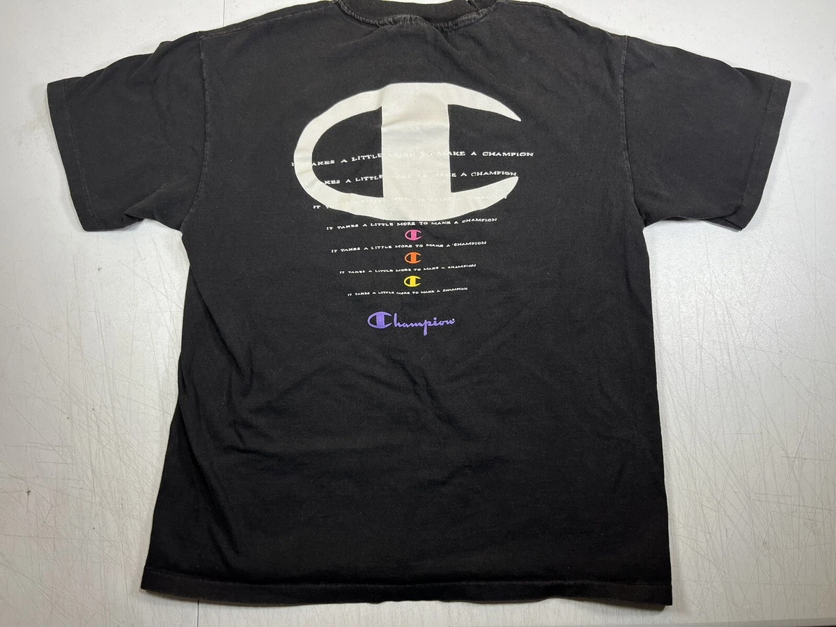 Champion Black Unisex Vintage T-Shirts for Men for sale | eBay