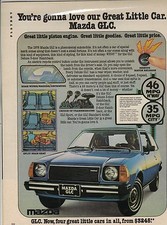Original 1978 Mazda GLC Magazine Ad - You're Gonna Love Our Great Little Car