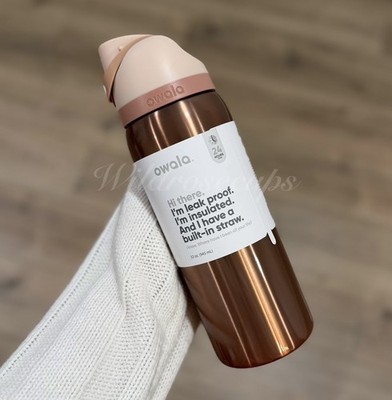 Owala FreeSip Metallic Rose Gold / 32oz / Color: In Good Company