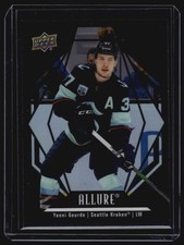2022-23 Upper Deck Allure #67 Yanni Gourde Black Rainbow