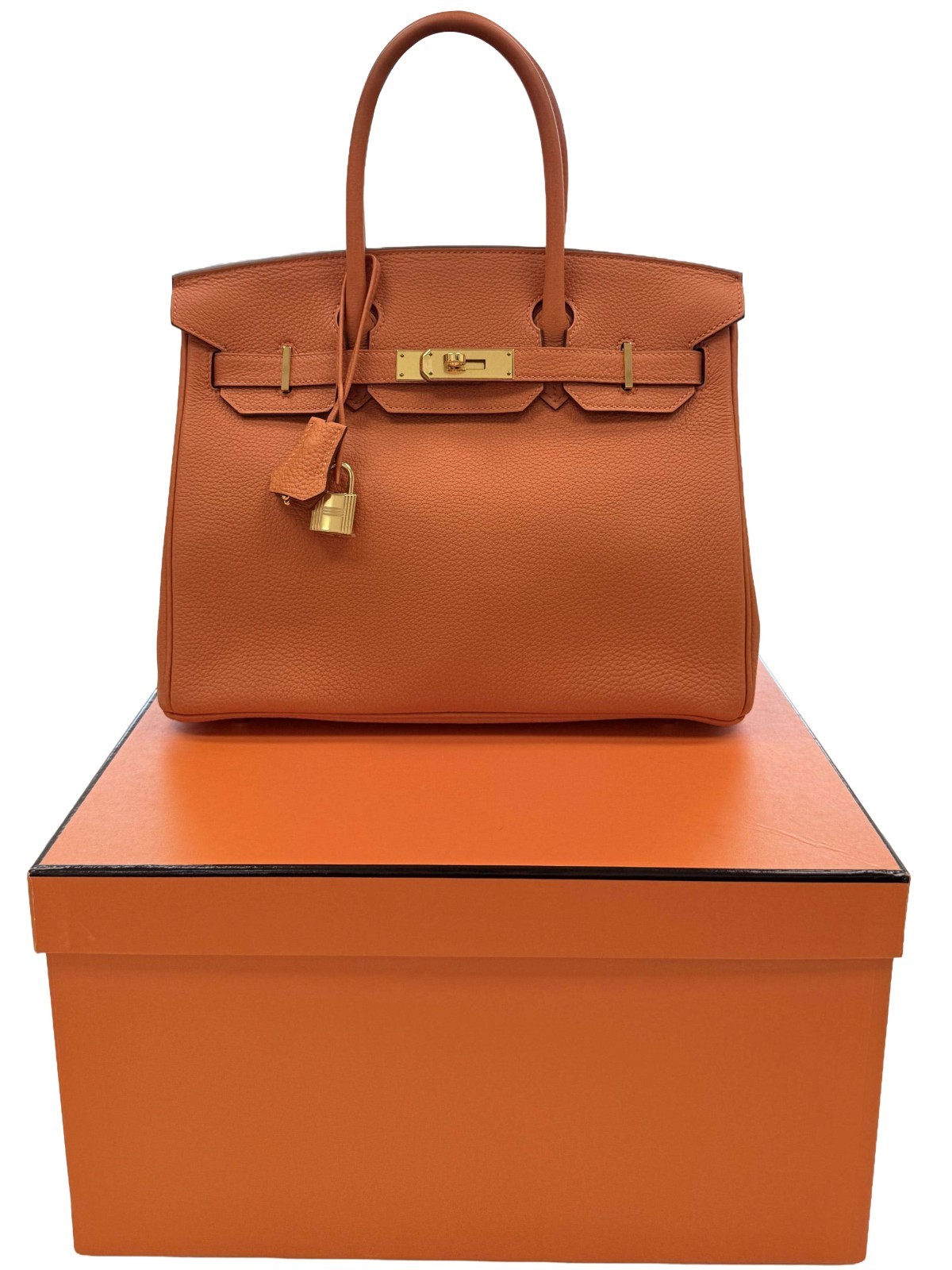 Hermès Birkin 30 Orange Togo Leather With Gold Hardware — image 5