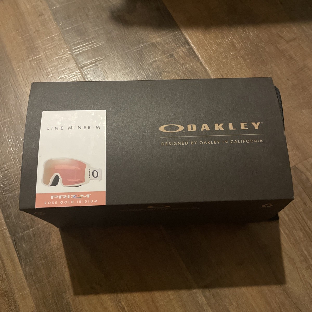 Oakley Line Miner M Snow Goggle Matte White/Prizm Rose Gold GBL
