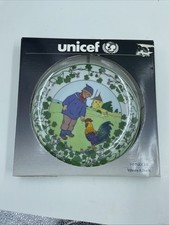 Piatto serie Villeroy Boch UNICEF I nostri figli del mondo #4 bambino e gallo