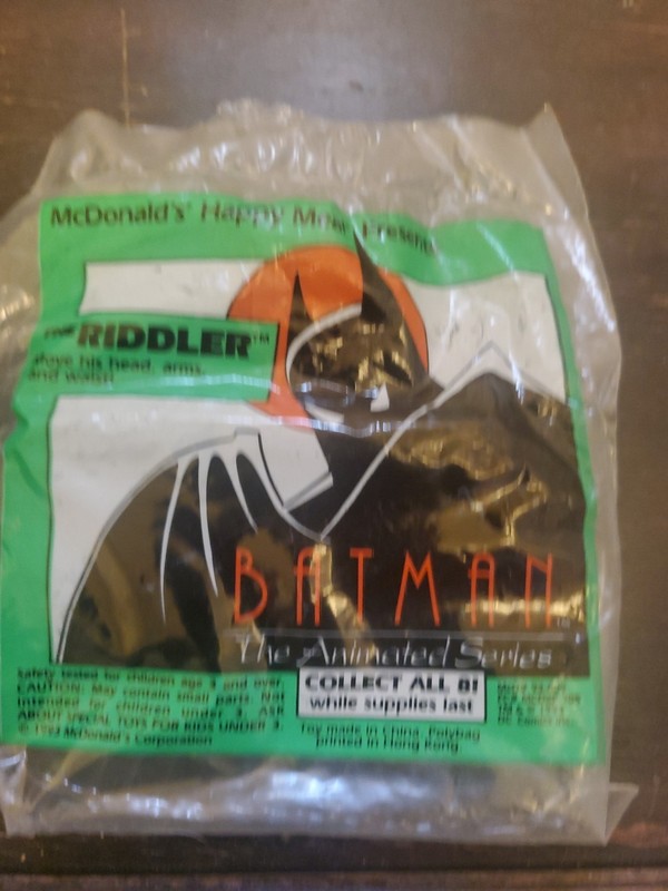 McDonald's Happy Meal Batman The Riddler 