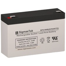 HR9-6 B B Battery 6V 9AH - Maintenance-free Rechargeable SLA Battery