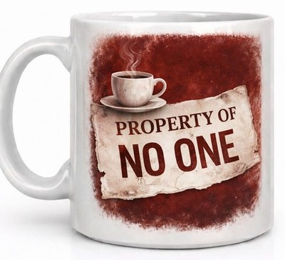 Property of No One Tasse Independent Kaffee Zitat Geschenk Tasse