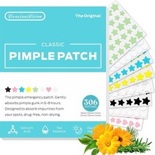 Pimple Patches, Hydrocolloid Star Pimple Patches for Face, Acne Patches