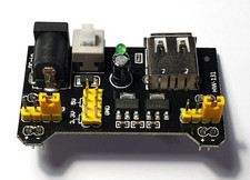 Power Supply for Breadboard - 3.3V-5V Output - DC In - USB Out -  UK Free P&P