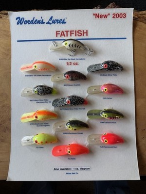 Worden s Fatfish Dealer Displays,bass,steelhead,salmon