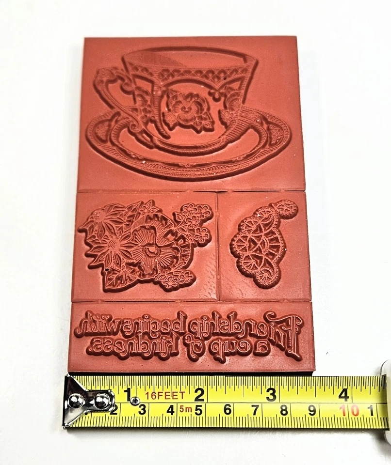 Stampin' Up! Taza de té y pensamientos La amistad comienza con una taza de bondad 4 piezas Foto 3 de 4