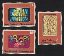 Christmas 3v New Zealand 1976 MNH SG#1129-1131