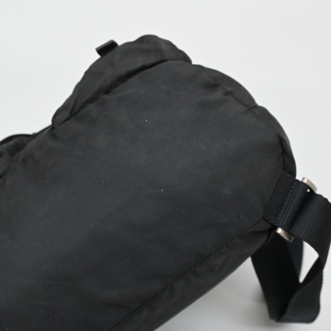 PRADA backpack triangular logo black From Japan P… - image 12