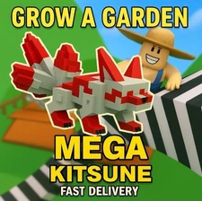 🟢 MEGA KITSUNE  🦊| CHEAPEST |🪴GROW A GARDEN ‼️FAST EASY DELIVERY‼️