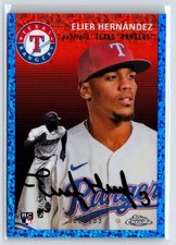 2023 Topps Chrome Platinum Elier Hernandez Blue Mini-Diamond Refractor /199 (RC)