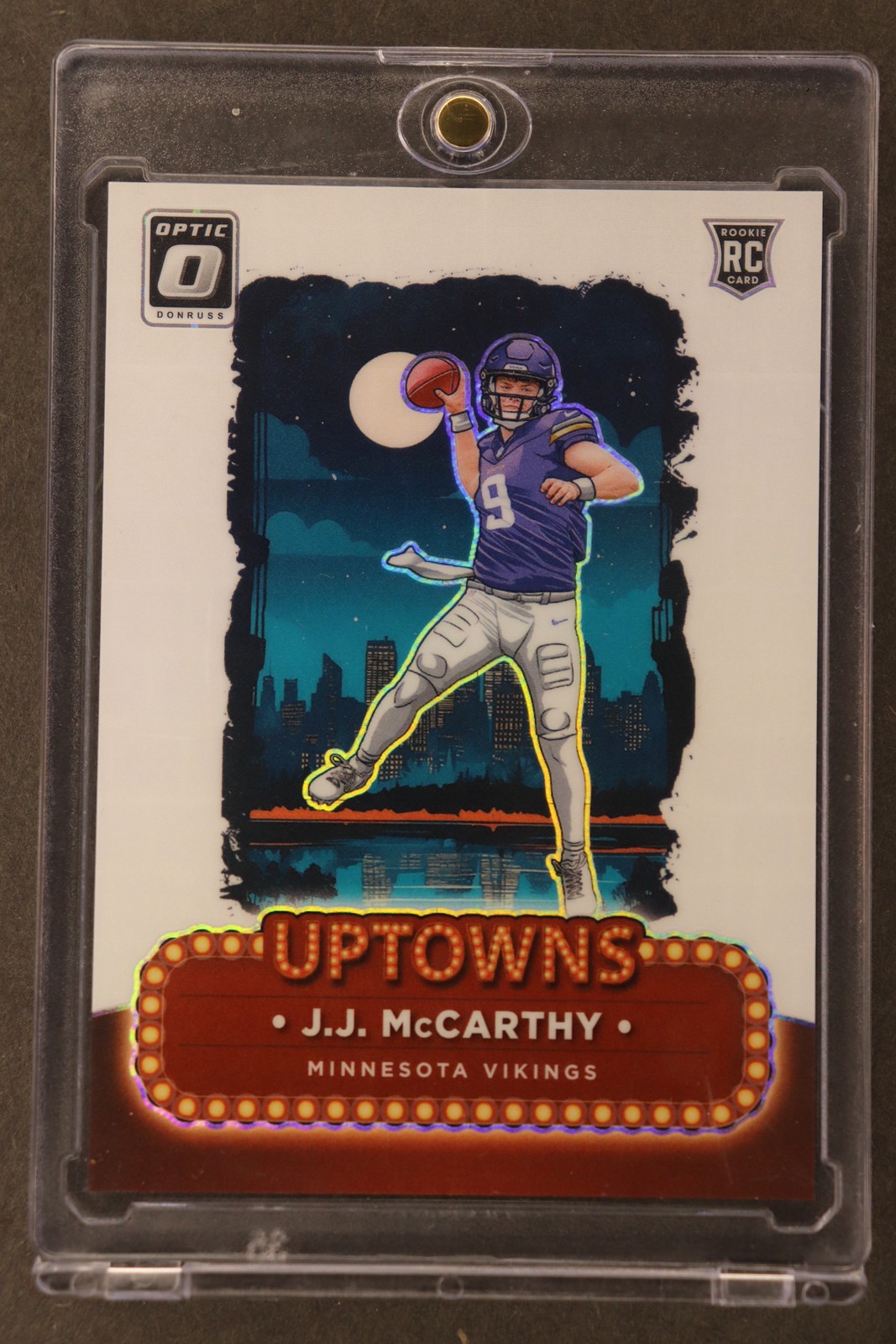2024 Optic J.J. McCarthy #10 Minnesota Vikings White Pandora /25