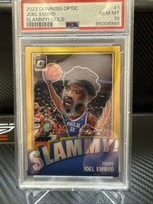 2023 Optic Joel Embiid Slammy Gold #1 5/10 PSA 10 Pop 4