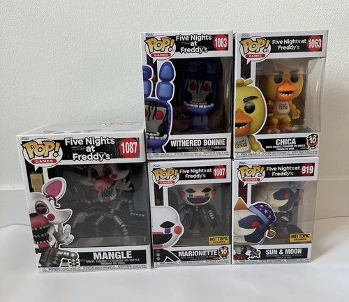 Funko Pop! Five Nights at Freddy's Lot Of 5 All NIB