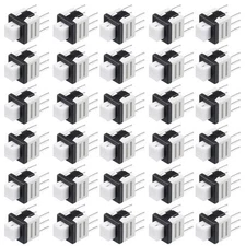 30Pcs 5.8x5.8x7mm PCB DIP Mounting Tact Tactile Push Button Switch Latching 6Pin